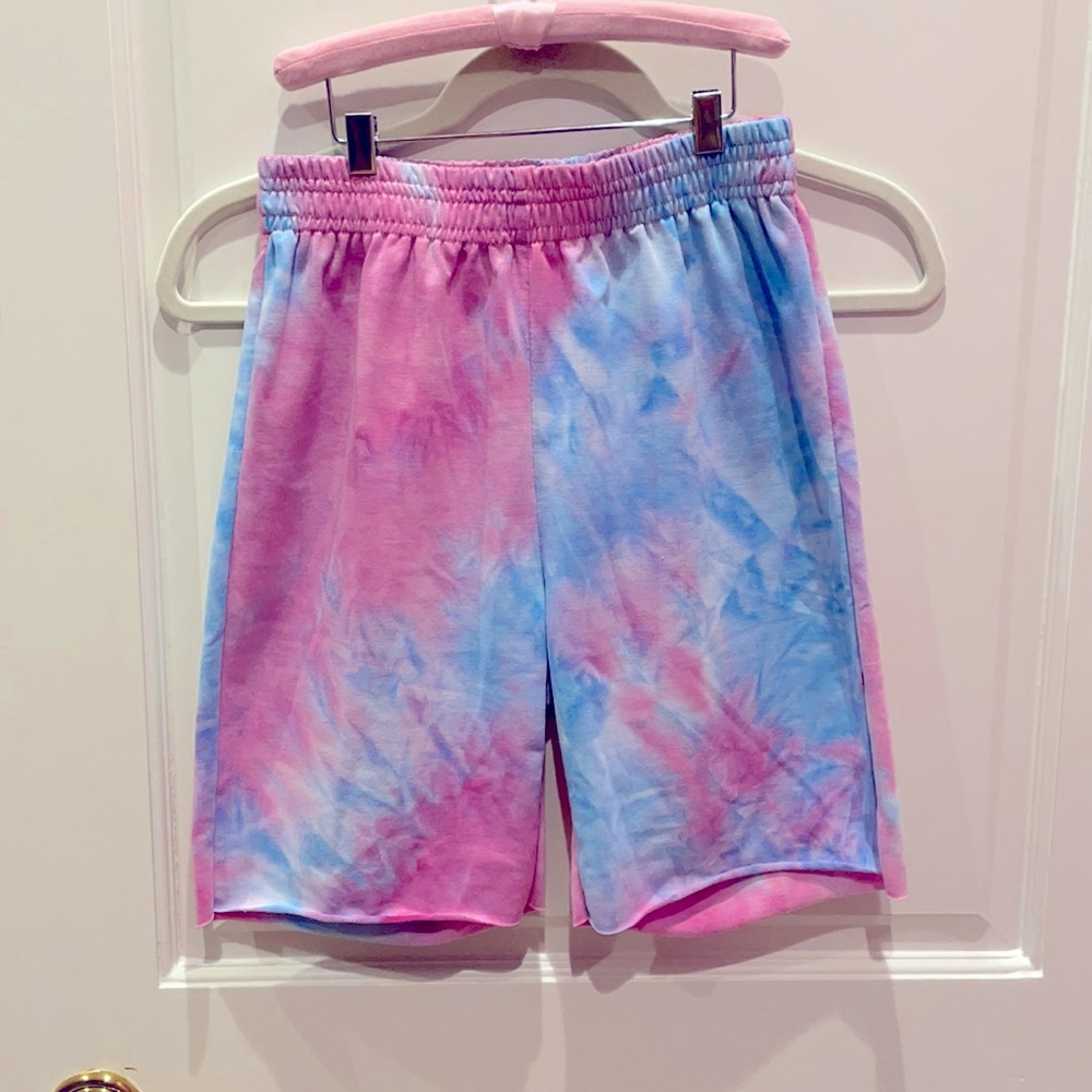 Tie Dye High Waist Shorts